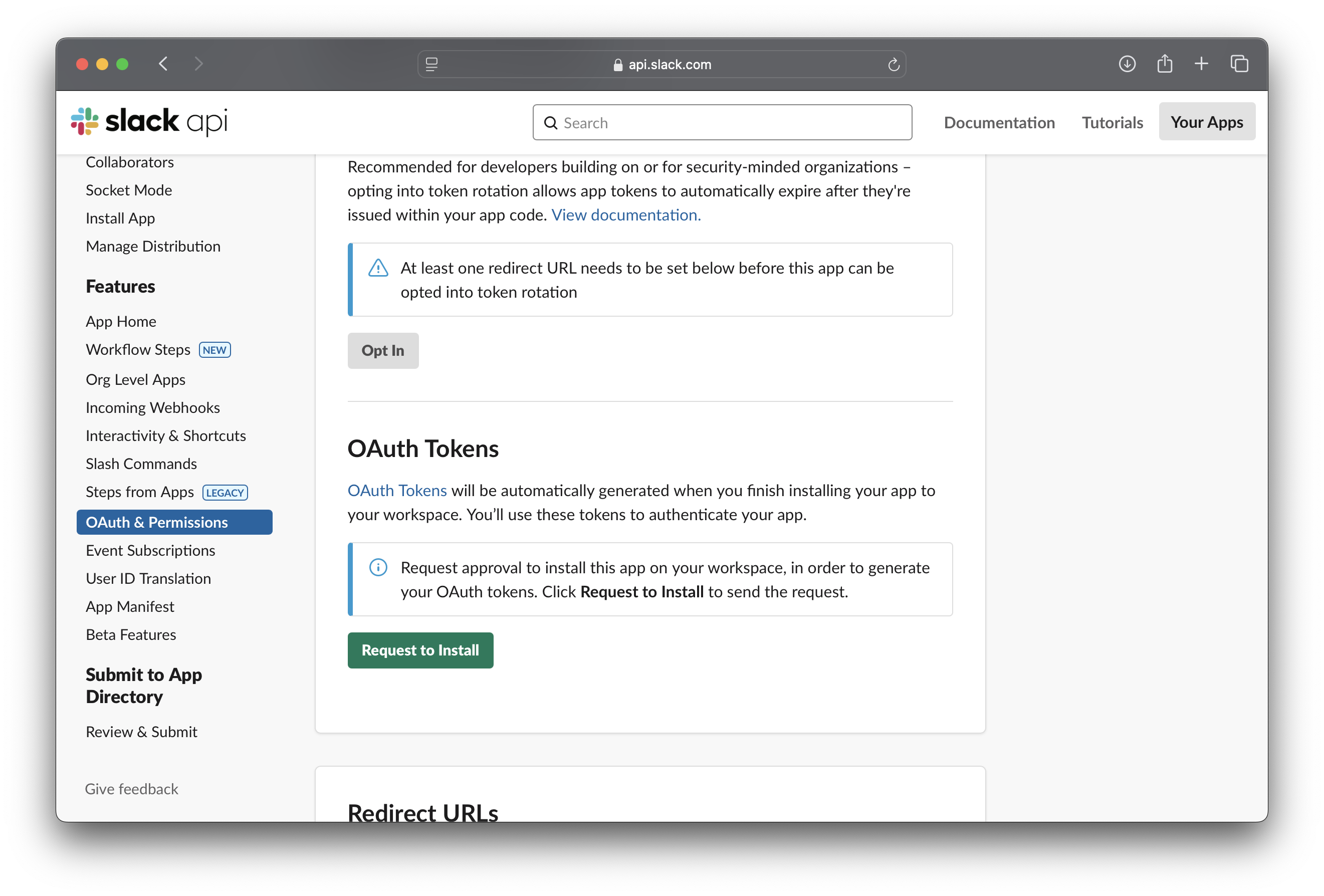OAuth and Permissions